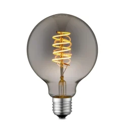 Lucande LED-pære E27 G95 4W smoke 1.800K dæmpbar