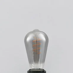 Lucande LED-pære E27 ST64 4W smoke 1.800 K dæmpbar