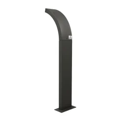 Lucande LED pullert Juvia, 60 cm, antracit, IP54