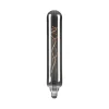 Lucande LED-rørpære, E27 4W, Ø 6 cm, titanium, 1800K