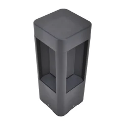 Lucande LED-sokkellampe Annika, antracit, metal, 30 cm