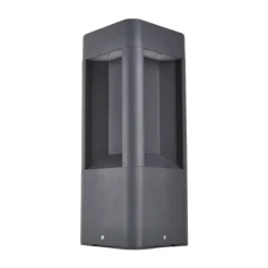 Lucande LED-sokkellampe Annika, antracit, metal, 30 cm