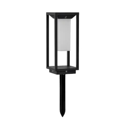 Lucande LED-sokkellampe Eliel, 34 cm, antracit, IP54