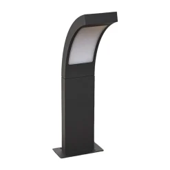 Lucande LED-sokkellampe Juvia, 40 cm, antracit, IP54