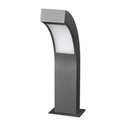 Lucande LED-sokkellampe Lennik, 40 cm, antracit, metal