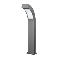 Lucande LED-sokkellampe Lennik, 60 cm, antracit, metal