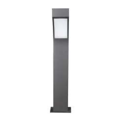 Lucande LED-sokkellampe Lennik, 60 cm, antracit, metal