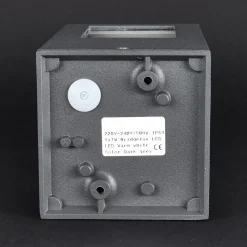 Lucande LED-sokkellampe Nicola, 20 cm, antracit, IP54
