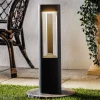 Lucande LED-sokkellampe Pirron, 50 cm, trekantet, IP54