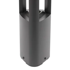 Lucande LED-sokkellampe Pirron, 50 cm, trekantet, IP54