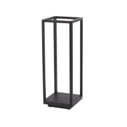 Lucande LED-sokkellampe Thorvid, højde 50 cm, sort