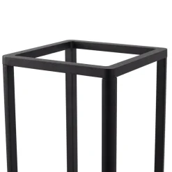 Lucande LED-sokkellampe Thorvid, højde 50 cm, sort
