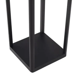 Lucande LED-sokkellampe Thorvid, højde 50 cm, sort