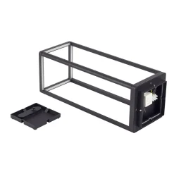 Lucande LED-sokkellampe Thorvid, højde 50 cm, sort