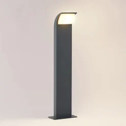 Lucande LED-sokkellampe Tinna, 60 cm, antracit, IP65