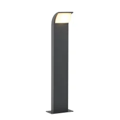 Lucande LED-sokkellampe Tinna, 60 cm, antracit, IP65