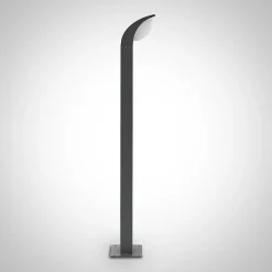 Lucande LED-sokkellampe Tinna, 60 cm, antracit, IP65