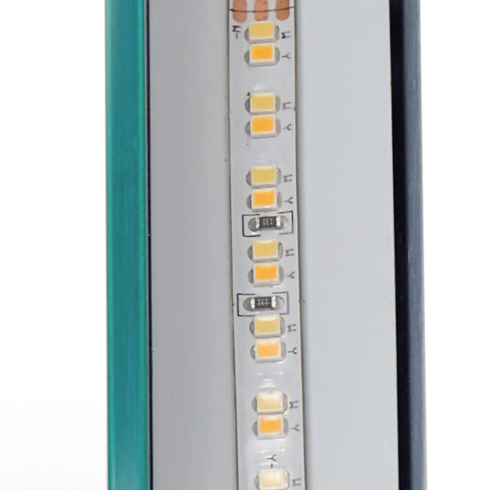 Lucande LED-spejl Celestiel, dråbeformet, CCT, 60 cm