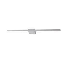 Lucande LED-spejllampe Kivana, krom, metal, 90 cm, IP44