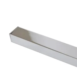 Lucande LED-spejllampe Kivana, krom, metal, 90 cm, IP44