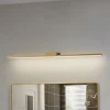 Lucande LED-spejllampe Kivana, kobber, metal, 90 cm, IP44