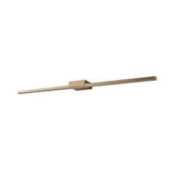 Lucande LED-spejllampe Kivana, kobber, metal, 90 cm, IP44