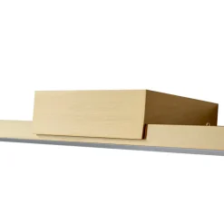 Lucande LED-spejllampe Kivana, kobber, metal, 90 cm, IP44