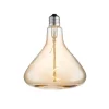 Lucande LED-trafiklampe, E27 4W, ravfarvet, Ø 14 cm, 2700K