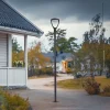 Lucande LED udendørslampe Filor, sort, aluminium, 250 cm