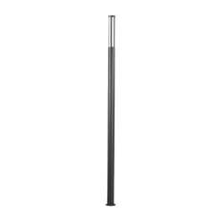 Lucande LED-udendørslampe Sidny, 220 cm, antracit, IP54