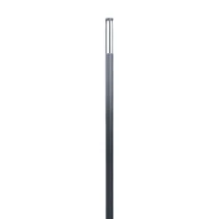 Lucande LED-udendørslampe Sidny, 220 cm, antracit, IP54