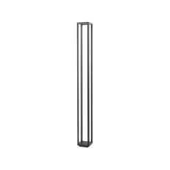 Lucande LED-udendørslampe Thorvid, højde 180 cm, sort