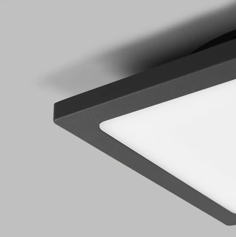 Lucande LED udendørs loftlampe Mabella, 23 cm, sensor, IP65