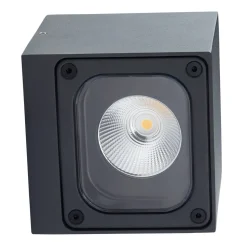 Lucande LED-udendørs væglampe Merjem, 10 cm, op/ned, IP54