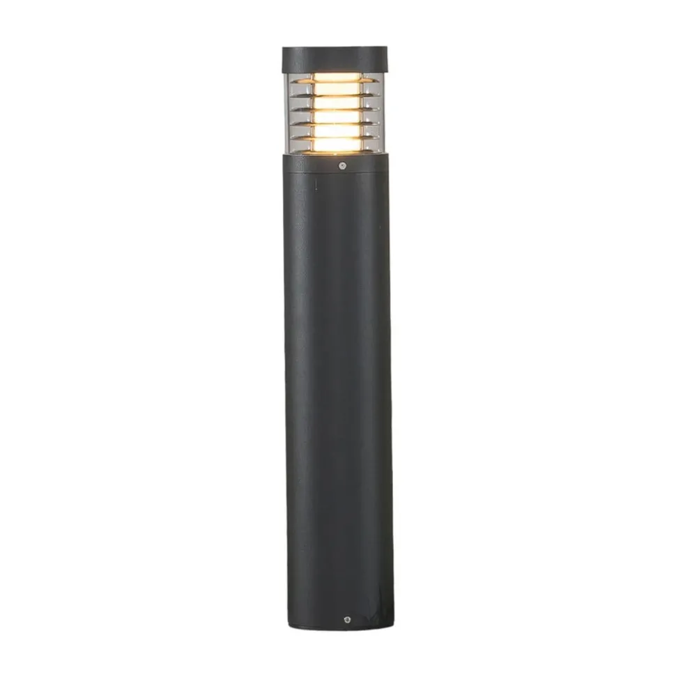 Lucande LED-vejlampe, 65 cm, antracit, metal, IP54