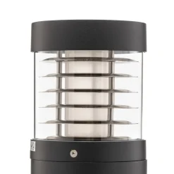 Lucande LED-vejlampe, 65 cm, antracit, metal, IP54
