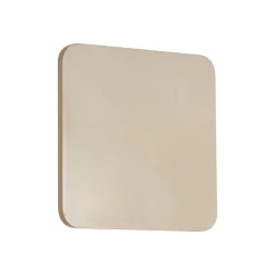 Lucande LED-væglampe Elrik, guldfarvet, 22 cm, metal