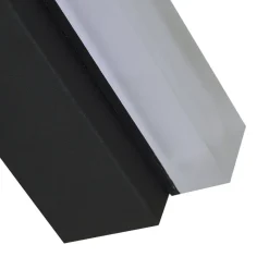 Lucande LED-væglampe Lisana, lodret, IP44
