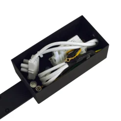 Lucande LED-væglampe Lisana, lodret, IP44