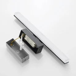 Lucande LED-væglampe Lisana, vandret, 46 cm, IP44