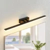Lucande LED-væglampe Lisana, vandret, 75 cm, IP44