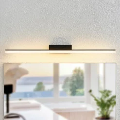 Lucande LED-væglampe Lisana, vandret, 75 cm, IP44
