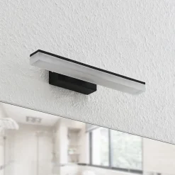 Lucande LED-væglampe Lisana, vandret, 32 cm, IP44
