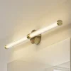 Lucande LED-væglampe Melisa, guld, 90 cm, CCT, IP44