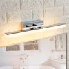 Lucande LED-væglampe til badeværelset Julie, 46 cm, krom, metal, IP44