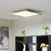 Lucande loftlampe Joren, 52 cm, træ, CCT, fjernbetjening