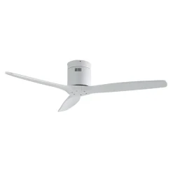 Lucande loftventilator Vindur, hvid, DC, støjsvag, Ø 132 cm
