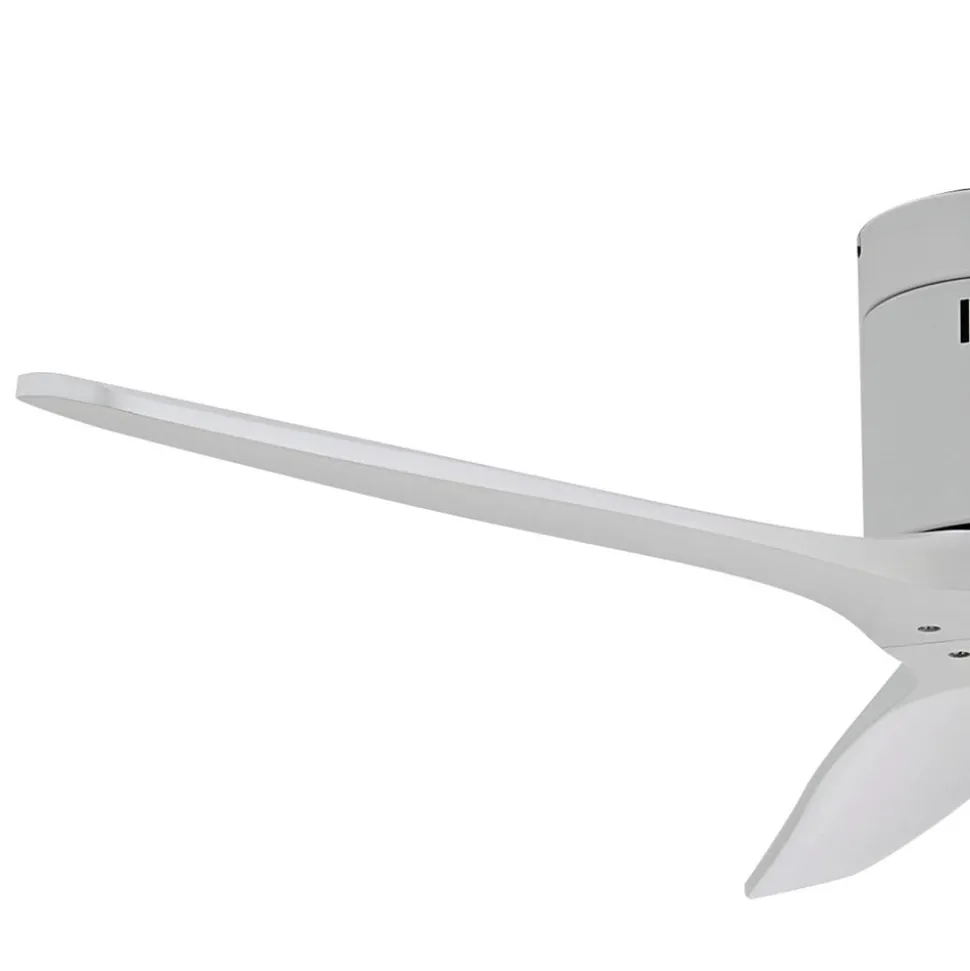 Lucande loftventilator Vindur, hvid, DC, støjsvag, Ø 132 cm