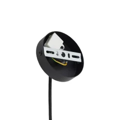 Lucande Marrin udendørs hængelampe, sort, metal, Ø 31 cm