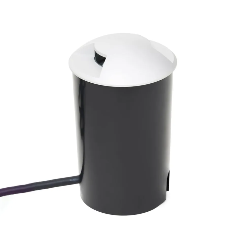 Lucande nedgravningsspot Helene, Ø 9 cm, aluminium, IP67